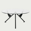 Philippe Starck / 1984 for François Mitterrand’s private office / President M / black dining table frame / Baleri