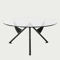 Philippe Starck / 1984 for François Mitterrand’s private office / President M / black dining table frame / Baleri
