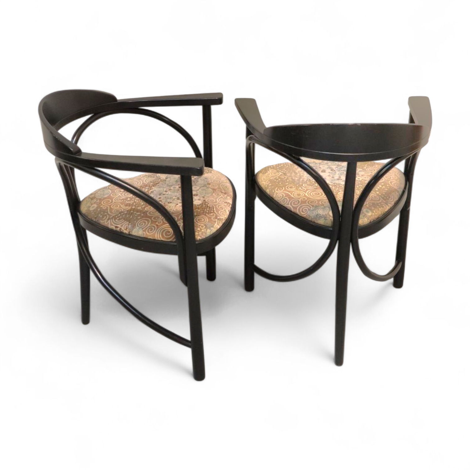 2 x Thonet triangle chair by Michael Thonet