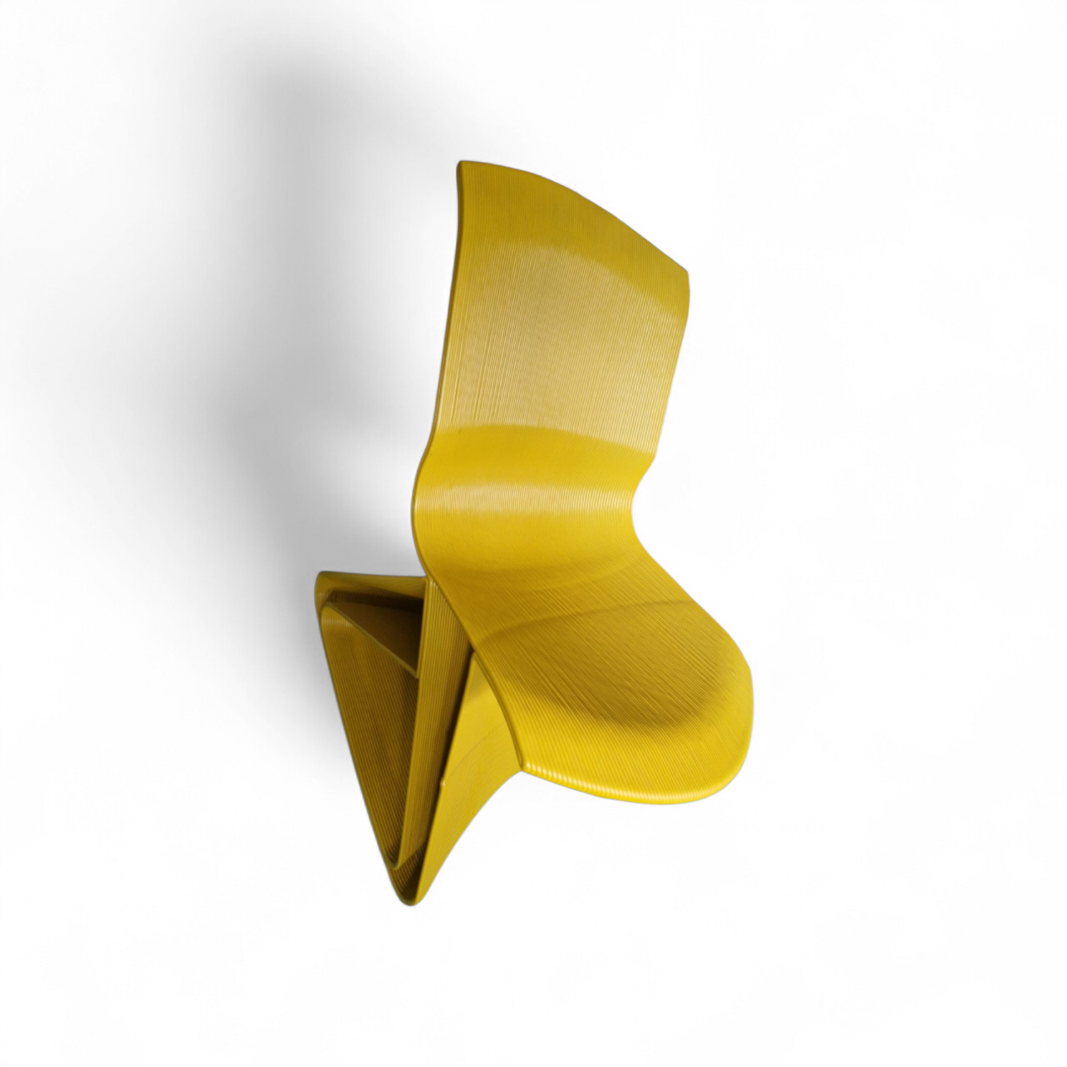 Endless Flow Rocking Chair / Endless Chair / 2010/11
Yellow first edition / MoMA Museum / Stedelijk musem / Vitra Design Museum / Dirk vander Kooij