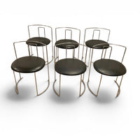 6 x Stackable metal chair GAJA BY STUDIO SIMON GAVINA