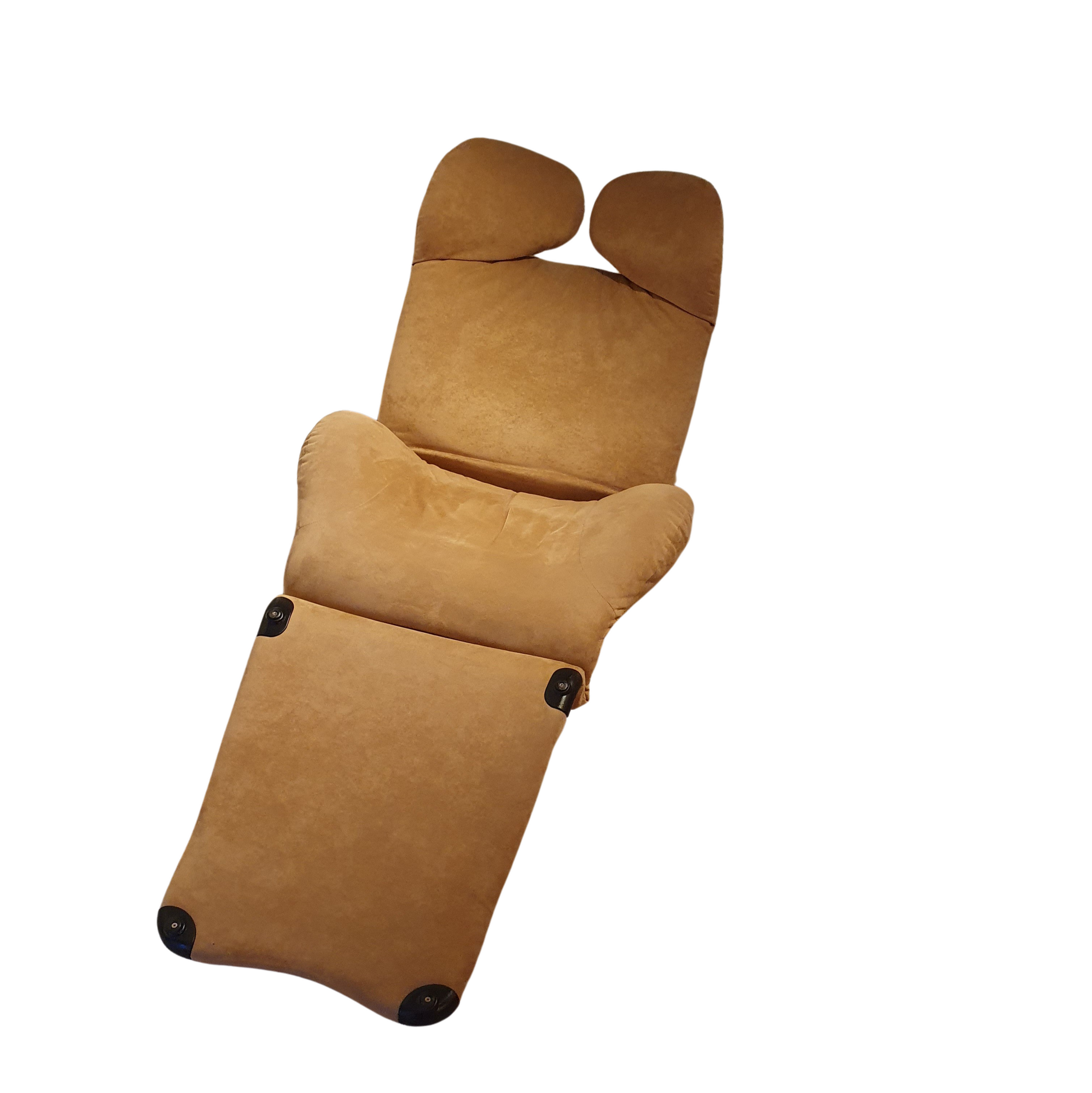 Vintage Lounge Chair Model Wink van Toshiyuki Kita voor Cassina jaren 80
