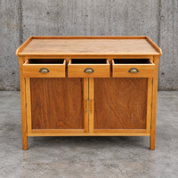 Wood combination Sideboard / Side board / Dresser / 2 x drawer / 1970s