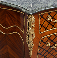 Louis XV-style chest of drawers by Fine Art & Co / 1970s