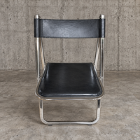 Postmodern set of four Tamara folding chairs manufactured by Arrben / Italy 1970's /