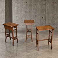 3 x nesting table / nesting set / arts and crafts / 1950s