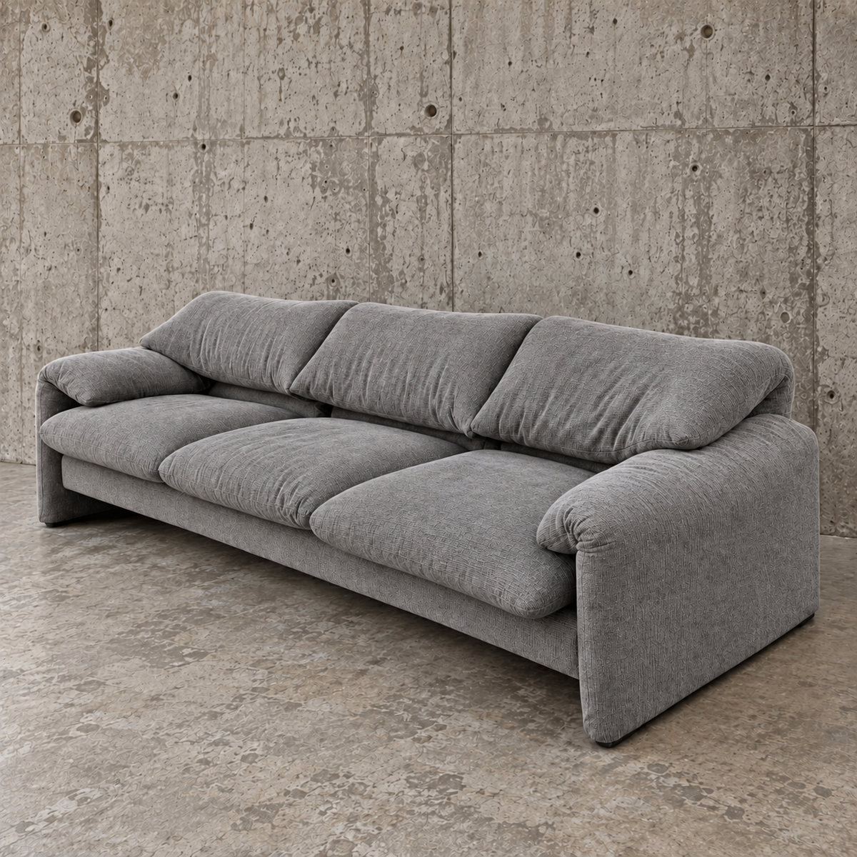 Maralunga 3-seater by Vico Magistretti for Cassina /
