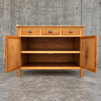 Wood combination Sideboard / Side board / Dresser / 2 x drawer / 1970s