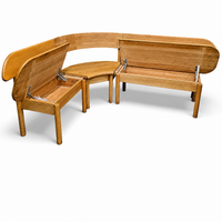 Very rare Ansager mobler set, table , sofa 3x chairs / corner bench