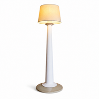Set of 2 rare Kostka totem table lamps / epoxy / France 1980s