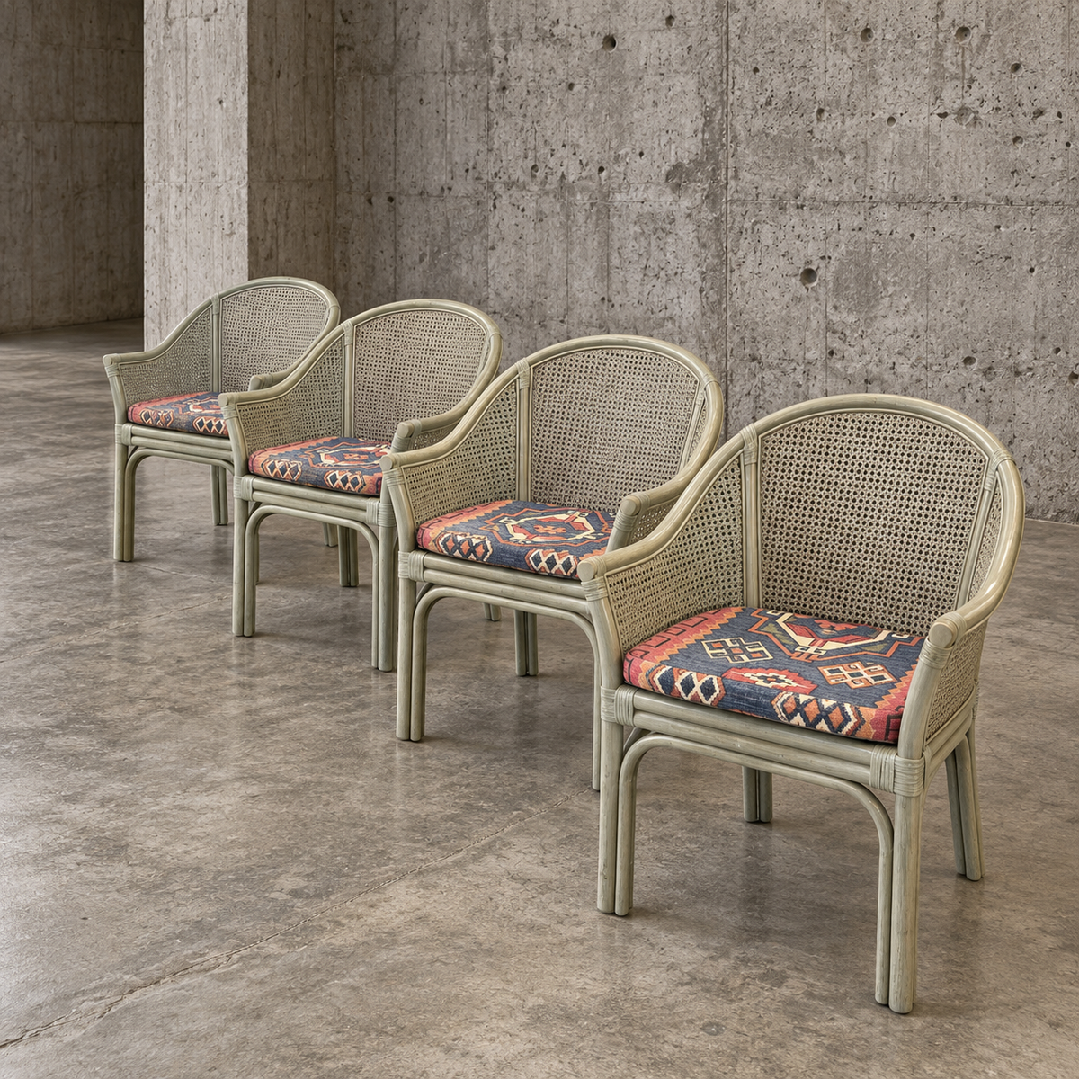 Rohé Noordwolde dining set / table / 4 x matching chair / 1980s / very good condition /