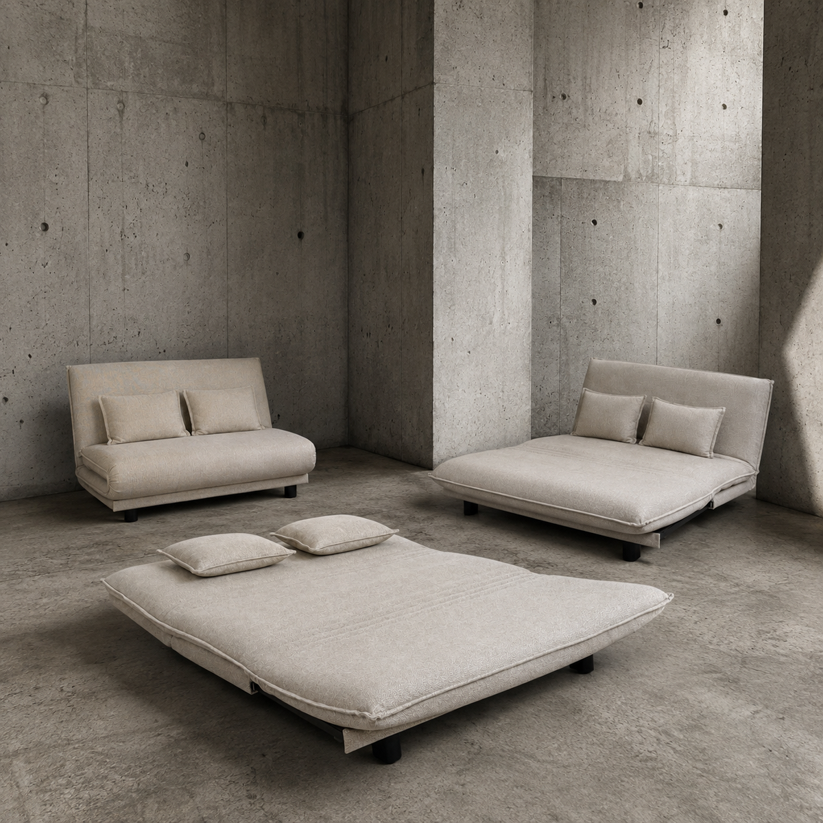 Wittmann bed sofa Model Colli two-seater by Franz Rendl  design 1985
Top condition / original upholstery
