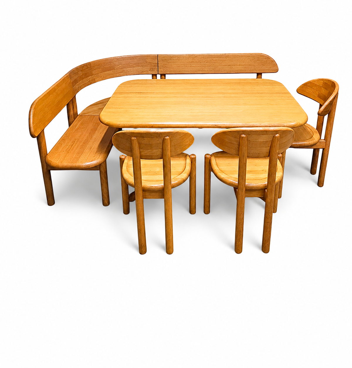 Very rare Ansager mobler set, table , sofa 3x chairs / corner bench