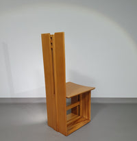 Mycene stoel van Ferdinando Meccani voor Meccani Arredamenti, 1978.