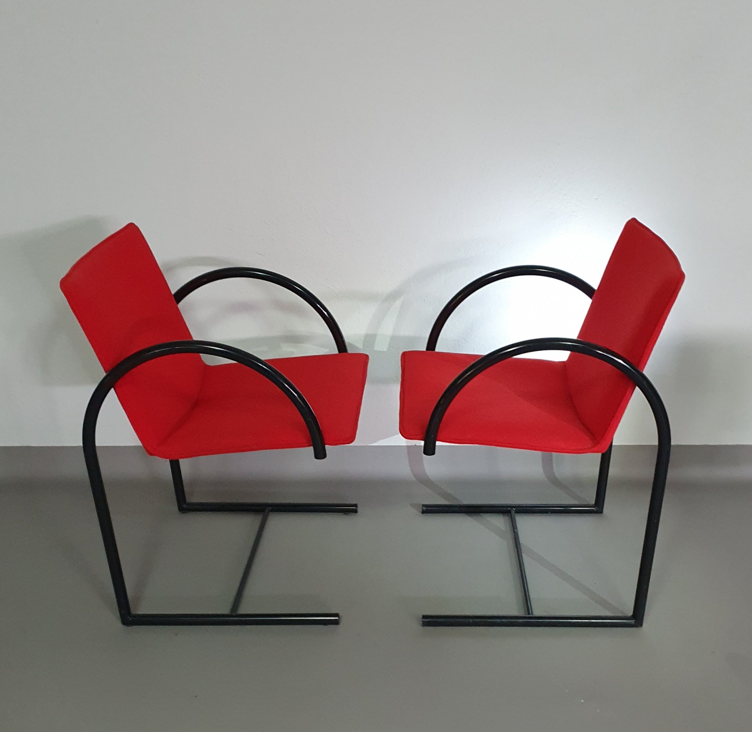 CIRKEL ARM STOELEN VAN PIERRE MAZAIRAC &amp; KAREL BOONZAAIJER VOOR METAFORM 1980S
