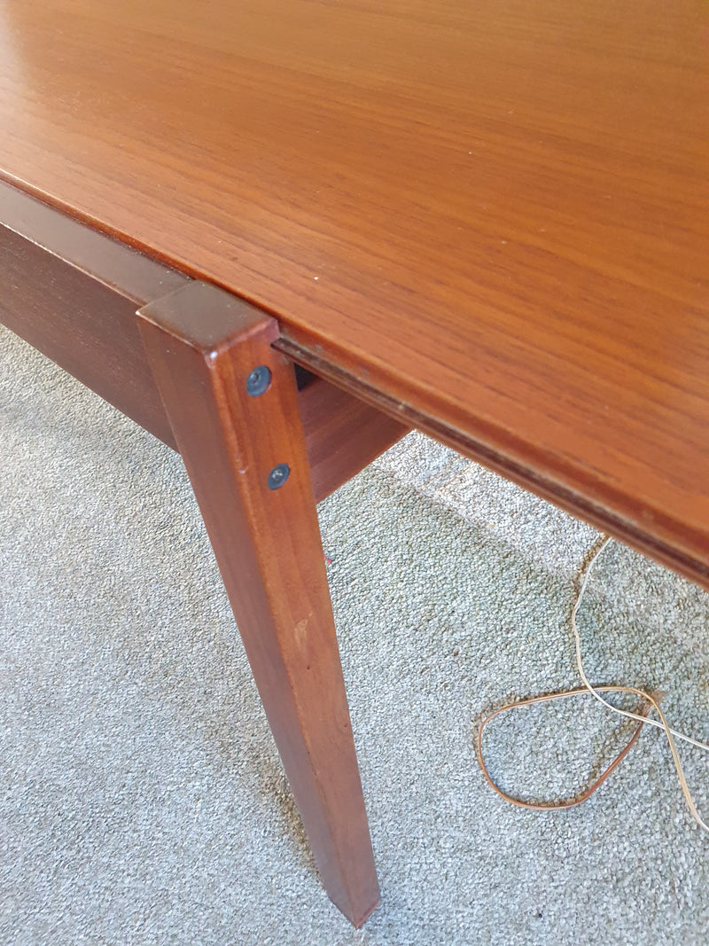 VINTAGE UITSCHUIFBARE EETTAFEL CEES BRAAKMAN VOOR PASTOE JAPANSE SERIE JAREN '60