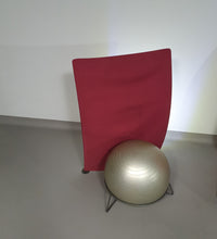 Italiaanse moderne bordeauxrode balfauteuil San Siro ontworpen door Fabrizio Ballardini, 1995