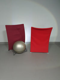 Italiaanse moderne bordeauxrode balfauteuil San Siro ontworpen door Fabrizio Ballardini, 1995