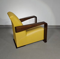 Hugo Ridder
 Prachtige staat / 2 x Ying fauteuil / Hurgues Chevalier / leer / van Chafik Gasmi