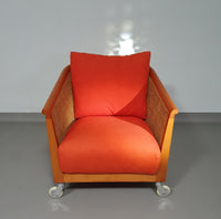 Set fauteuils "Mozart" van Antonio Citterio voor flexform jaren 90