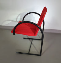 CIRKEL ARM STOELEN VAN PIERRE MAZAIRAC &amp; KAREL BOONZAAIJER VOOR METAFORM 1980S