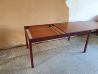 VINTAGE UITSCHUIFBARE EETTAFEL CEES BRAAKMAN VOOR PASTOE JAPANSE SERIE JAREN '60