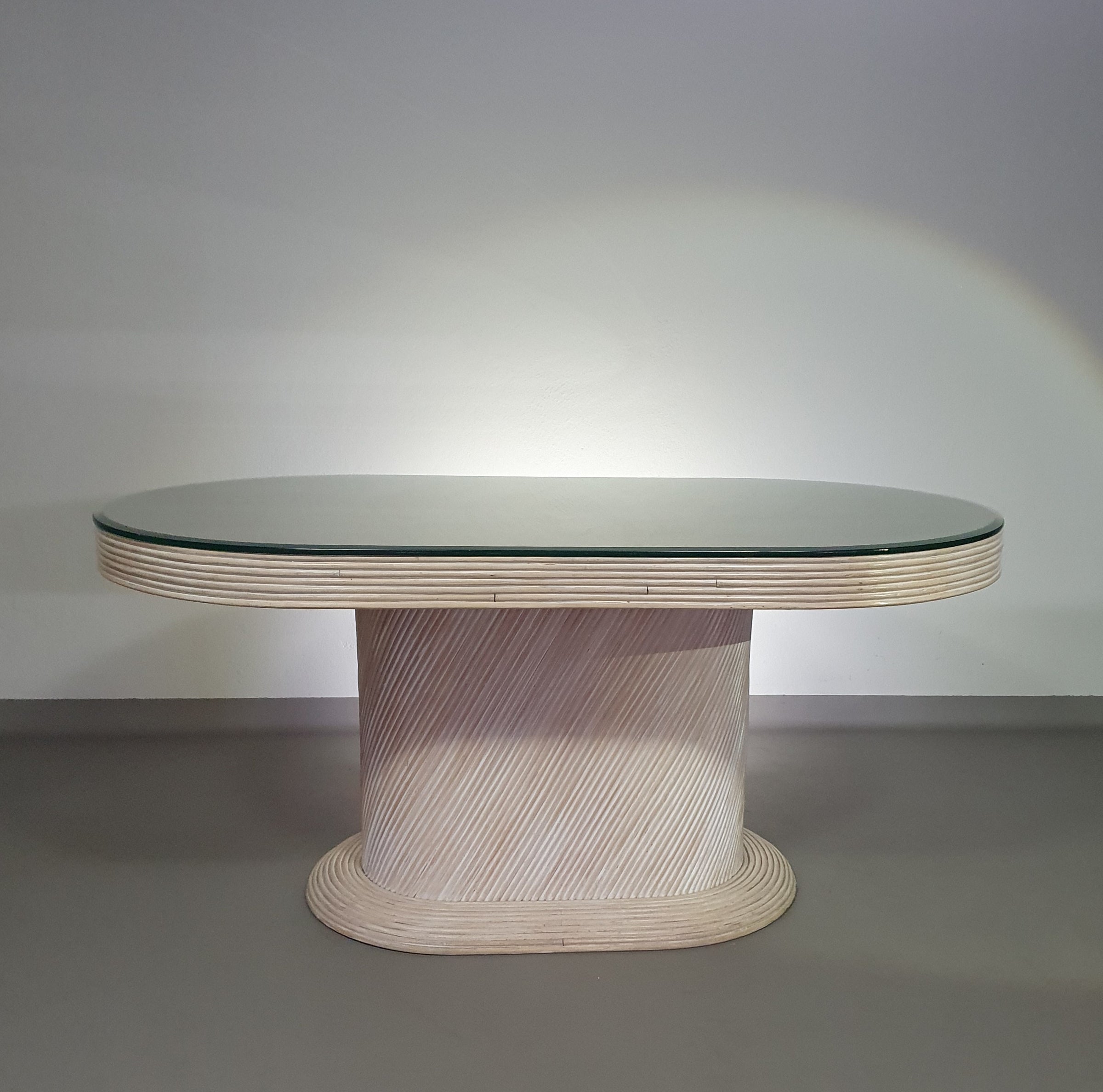 Pensil reed / Split reed table / 3 × chair / dining set /
