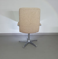 5 x Artifort hoge rug bureaustoel jaren 70 met fantastische originele wollen bekleding. Ongelooflijke staat. Geoffrey d. Harcourt