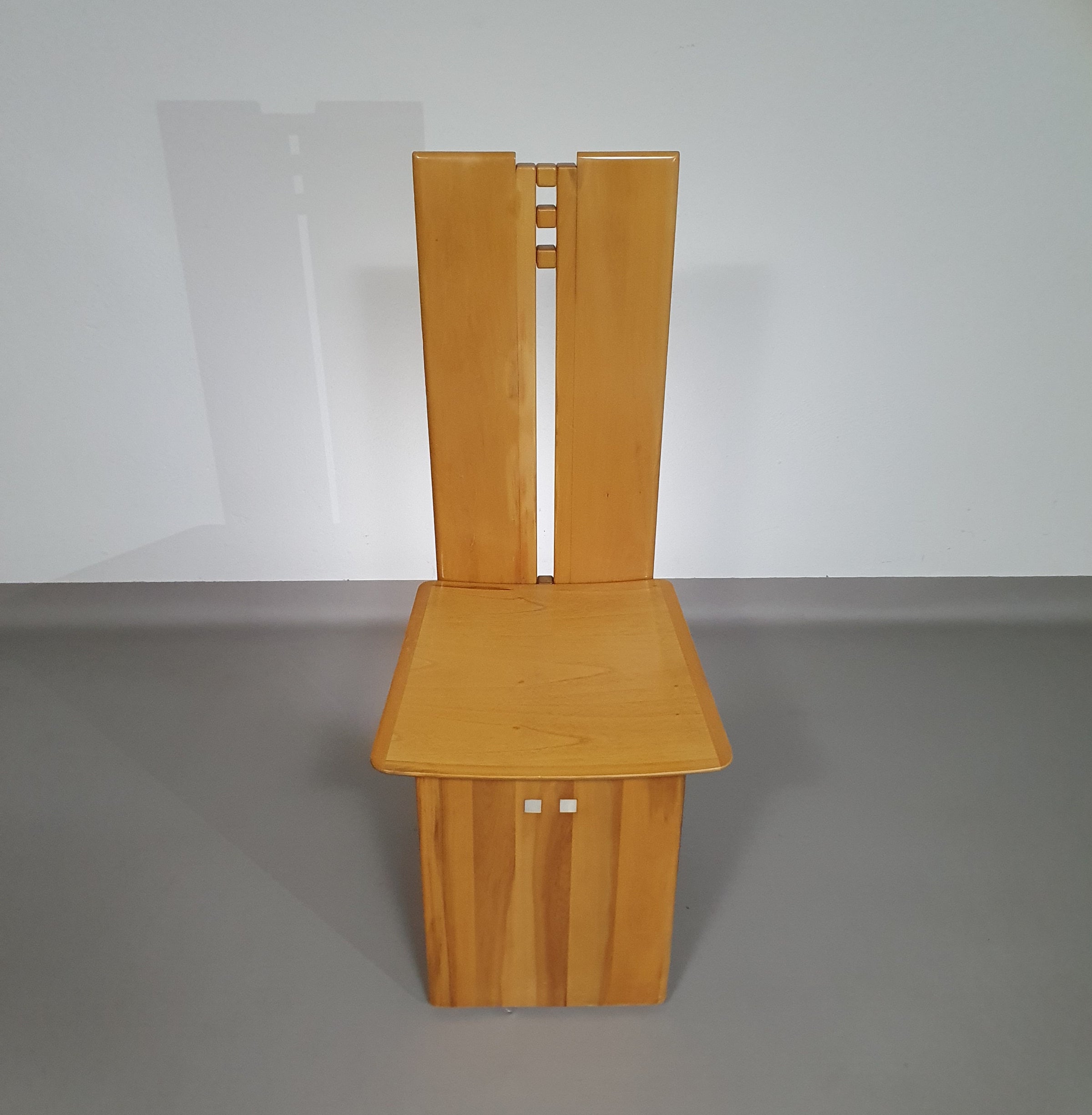 Mycene stoel van Ferdinando Meccani voor Meccani Arredamenti, 1978.