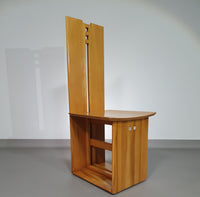Mycene stoel van Ferdinando Meccani voor Meccani Arredamenti, 1978.