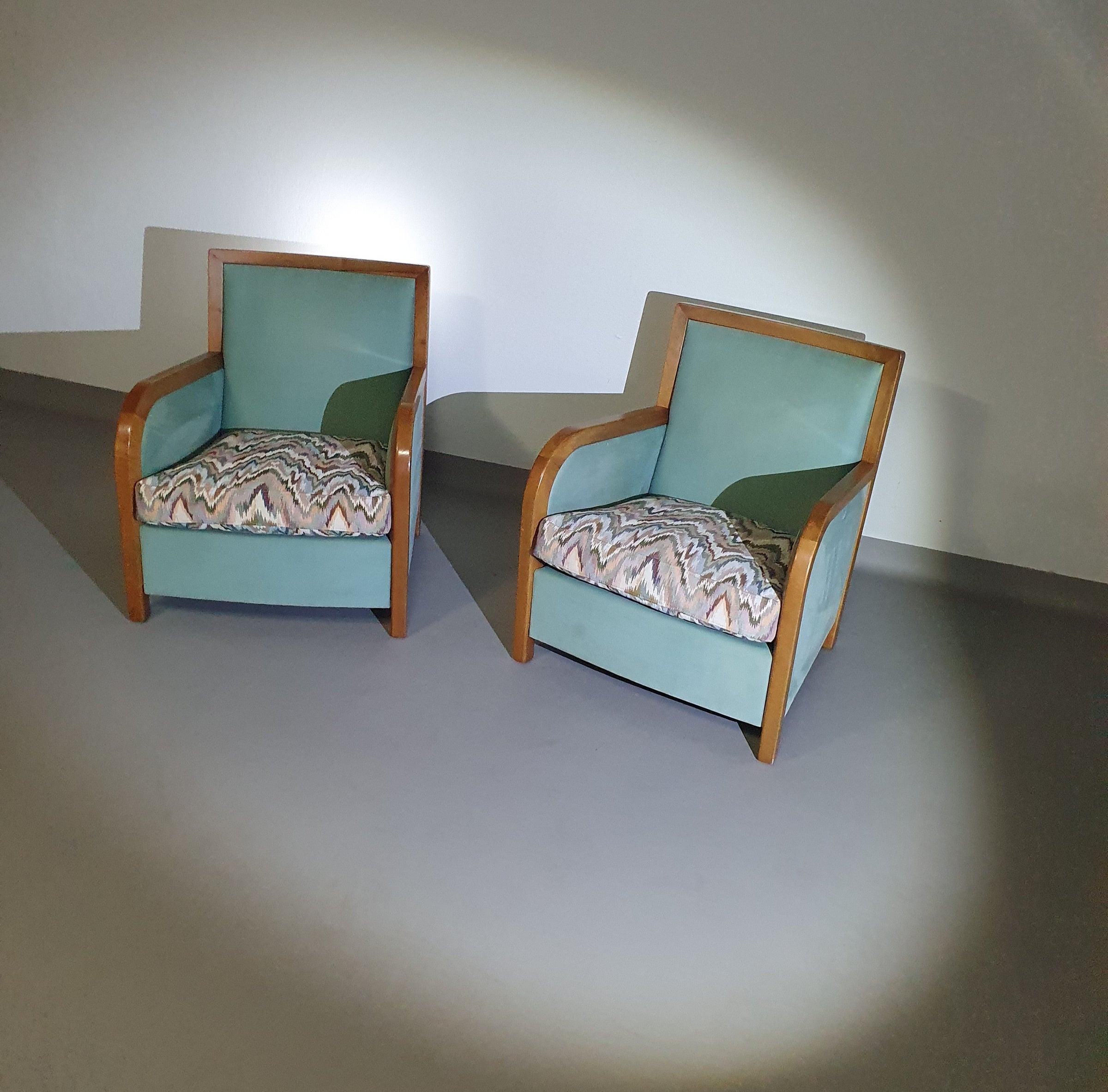 2 x Molteni arm chair / Harmonica / 1980s