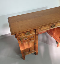 Art & Craft desk early 1920's

Height  78
Width 135
Depth 60 cm