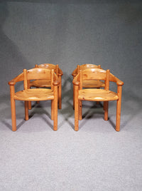 4 vintage grenen fauteuils Rainer Daumiller voor Hirtshals Sawmill