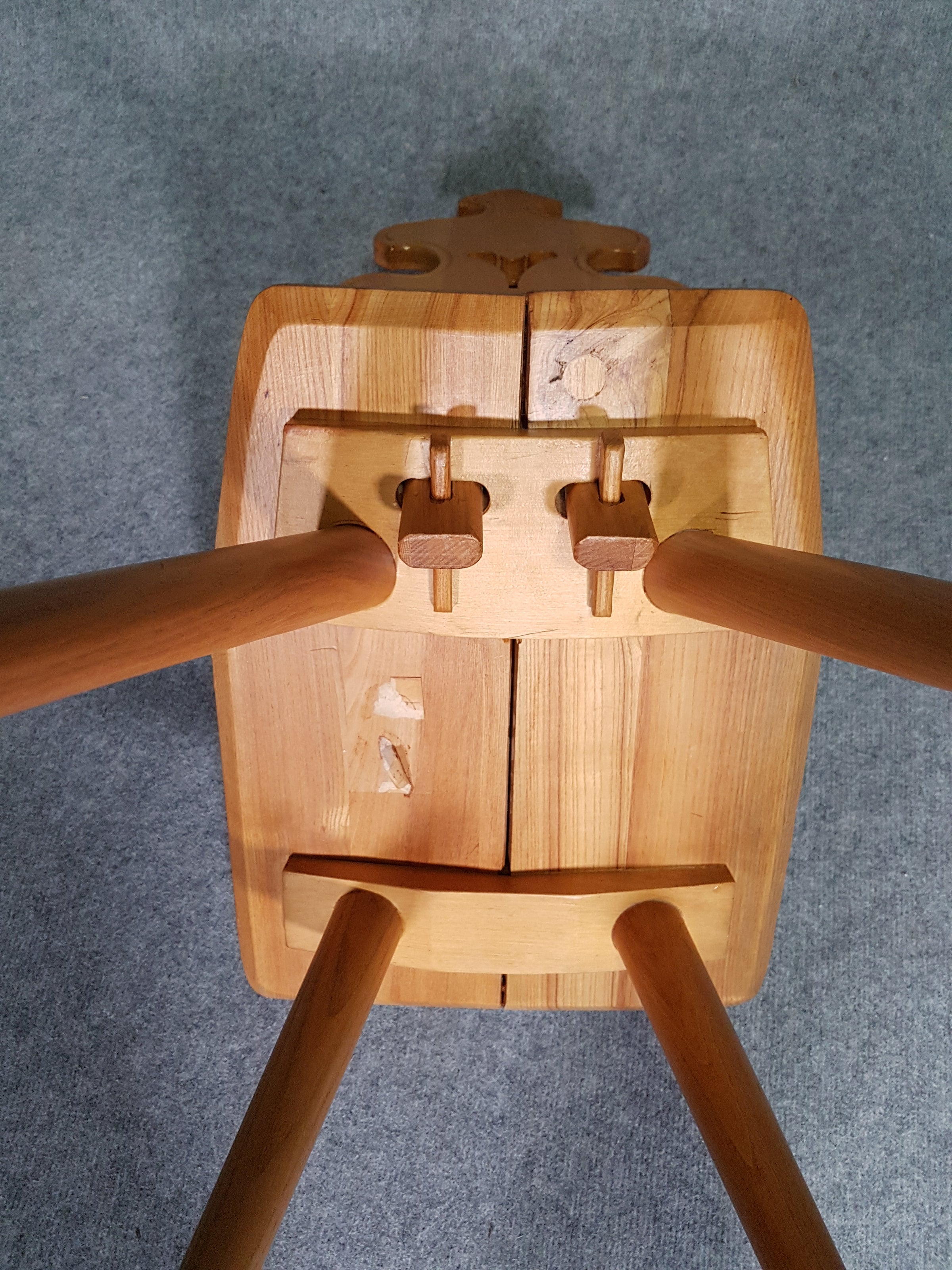 Vintage Mid-Century Brutalist Style Design Tiroler Chair set of 4