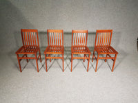 4 x beautiful Milano Chairs cherry wood by Aldo Rossi for Molteni, 1980s