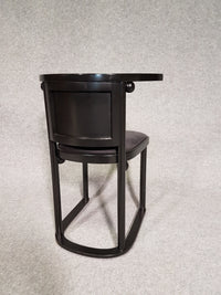 Set van 6 zwarte Fledermaus stoelen van Josef Hoffmann voor Wittmann, jaren 80.