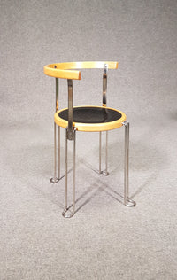 Set 4 postmoderne fauteuils B6 - Borge Lindau voor Bla Station - jaren 80
