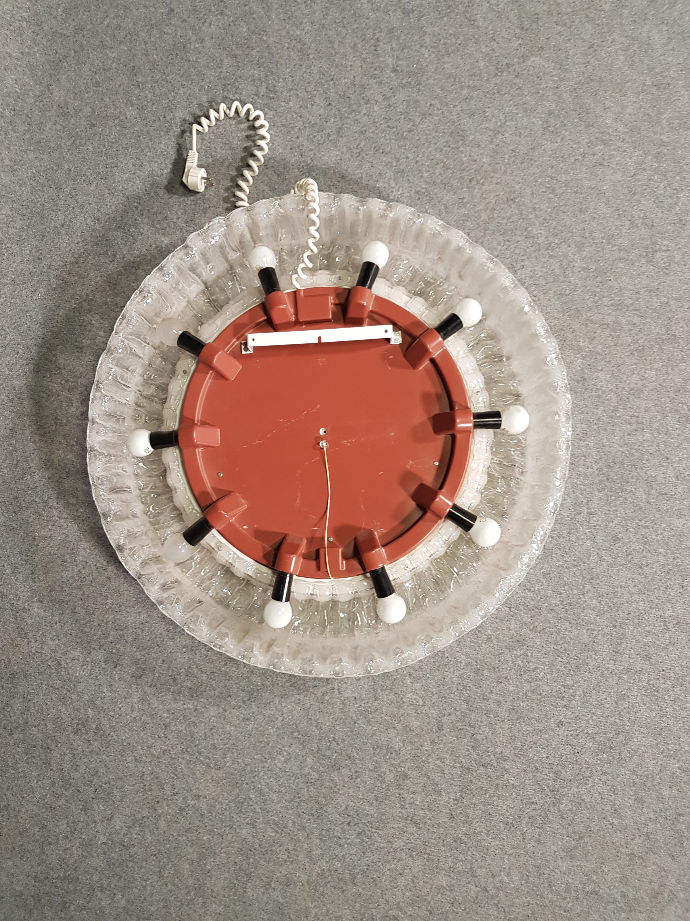 XXL Round mirror Hillebrand - 1970s