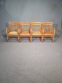 4 x mcguire rotan stoel gemerkt Chinoiserie Chique bamboe