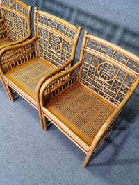 4 x mcguire rotan stoel gemerkt Chinoiserie Chique bamboe