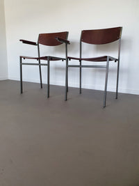 Gijs van der Sluis voor 't Spectrum met en zonder armleuning in mooie vintage staat Meerdere op voorraad.