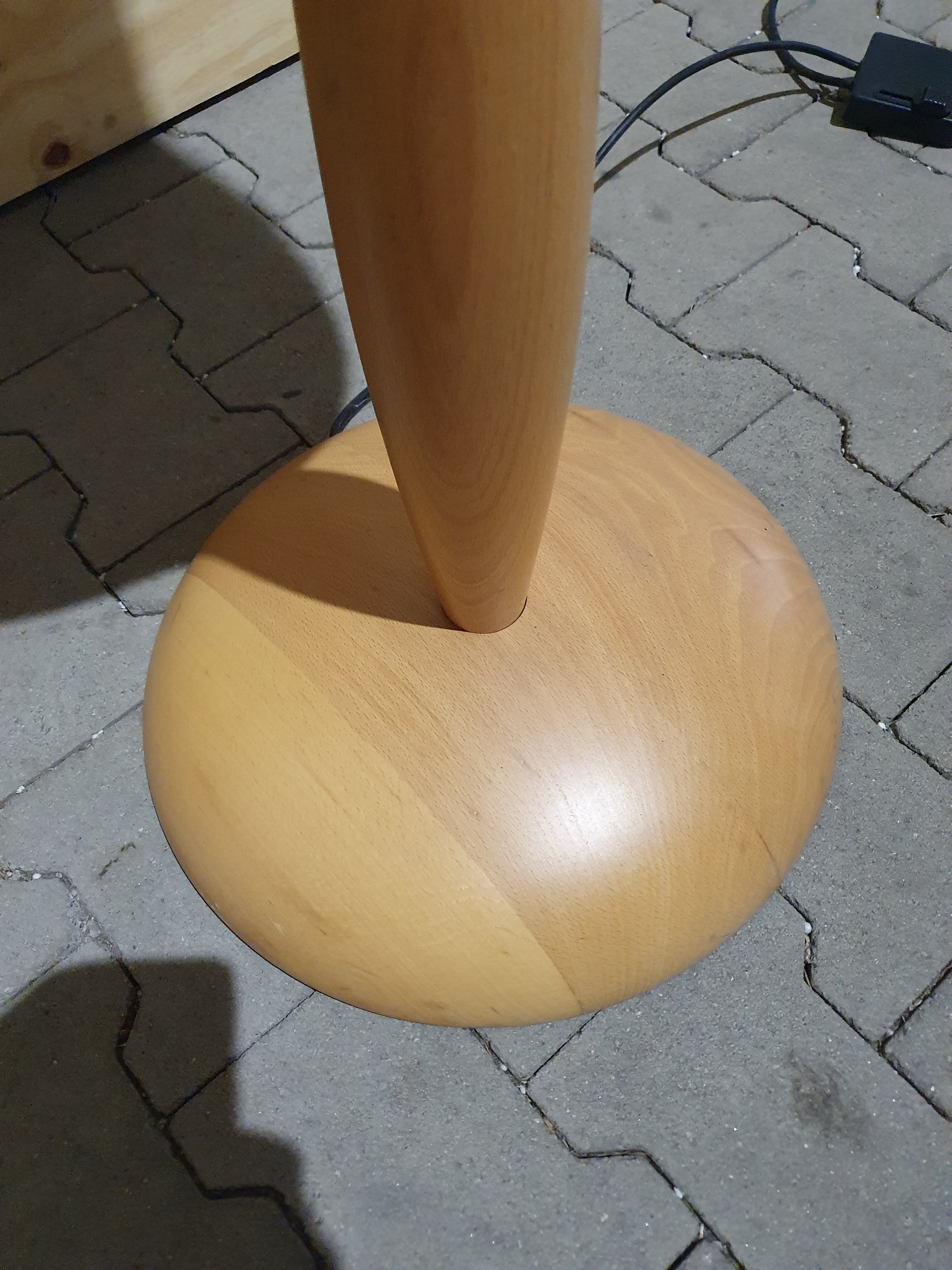 Marco Agnoli voor Pierantonio Bonacina / Flûte / 2 x / XL 180 cm rieten vloerlampen uit 1991