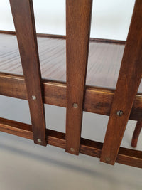 Zeldzame Thonet bank, niet gemerkt.
 Breedte 107/ hoogte 80 / diepte 50/ zithoogte 47 cm