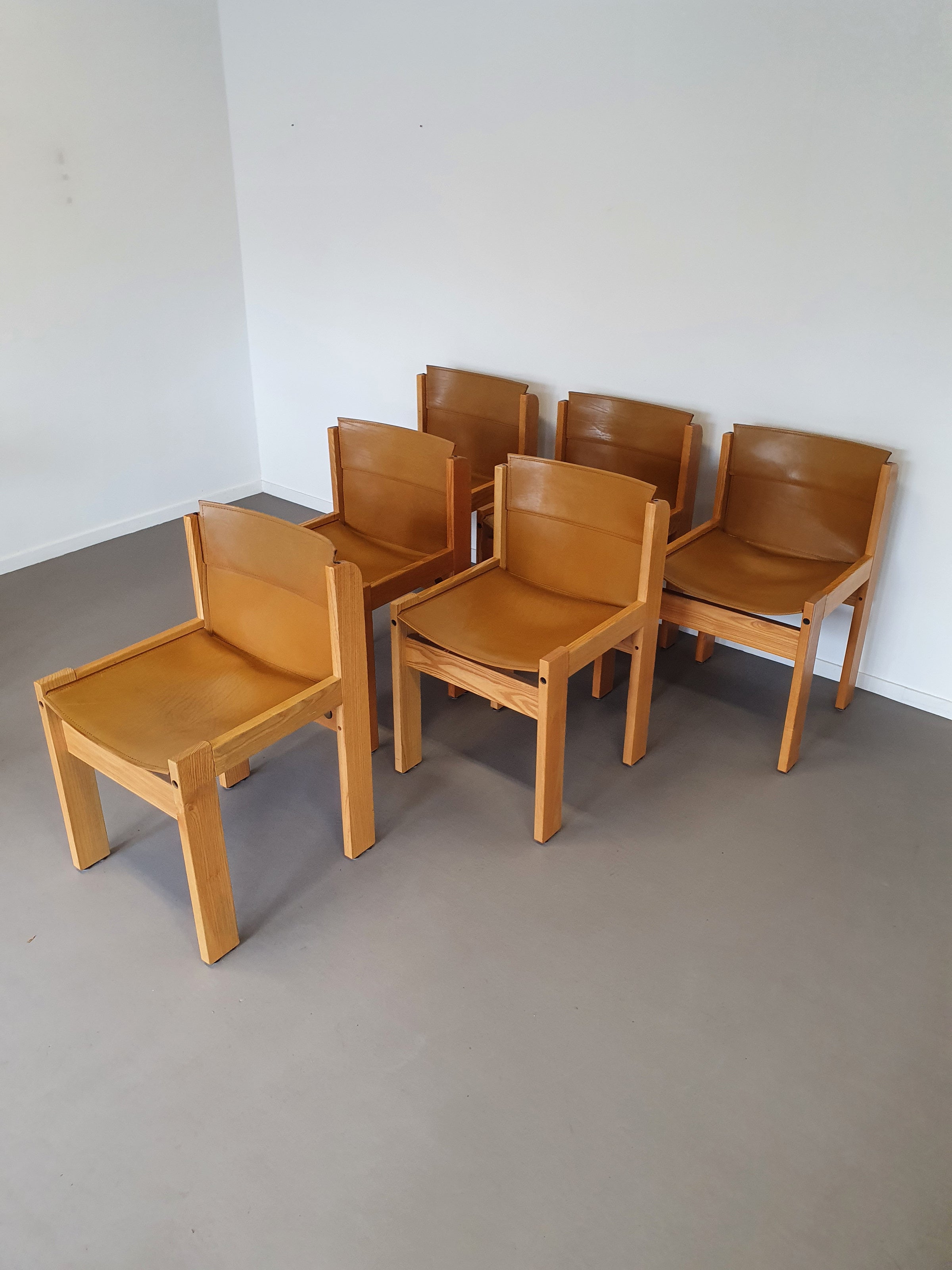 6 x Ibisco eetkamerstoel jaren 70