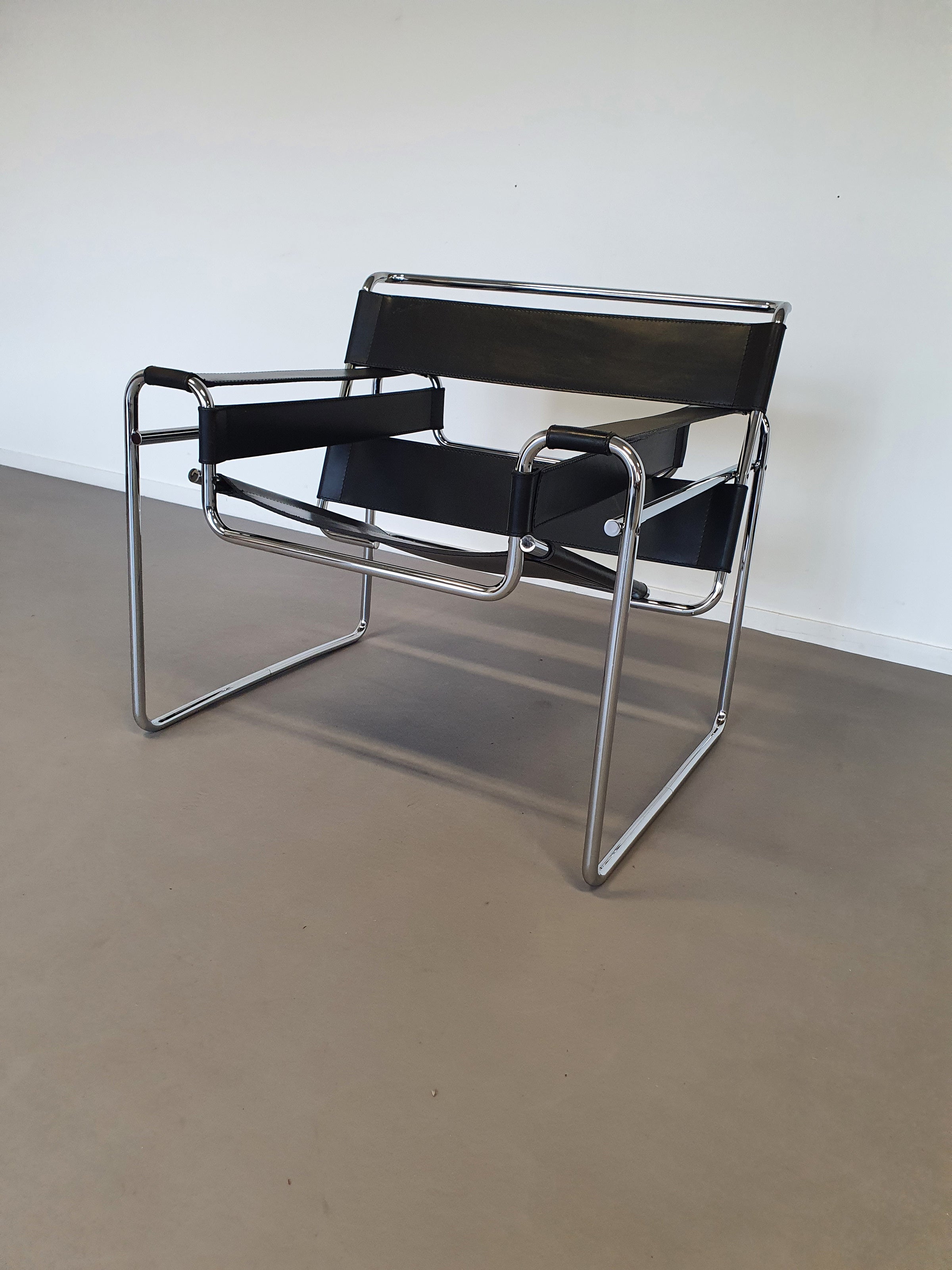 Wassily chair marked Gavina/Marcel Breuer 1965