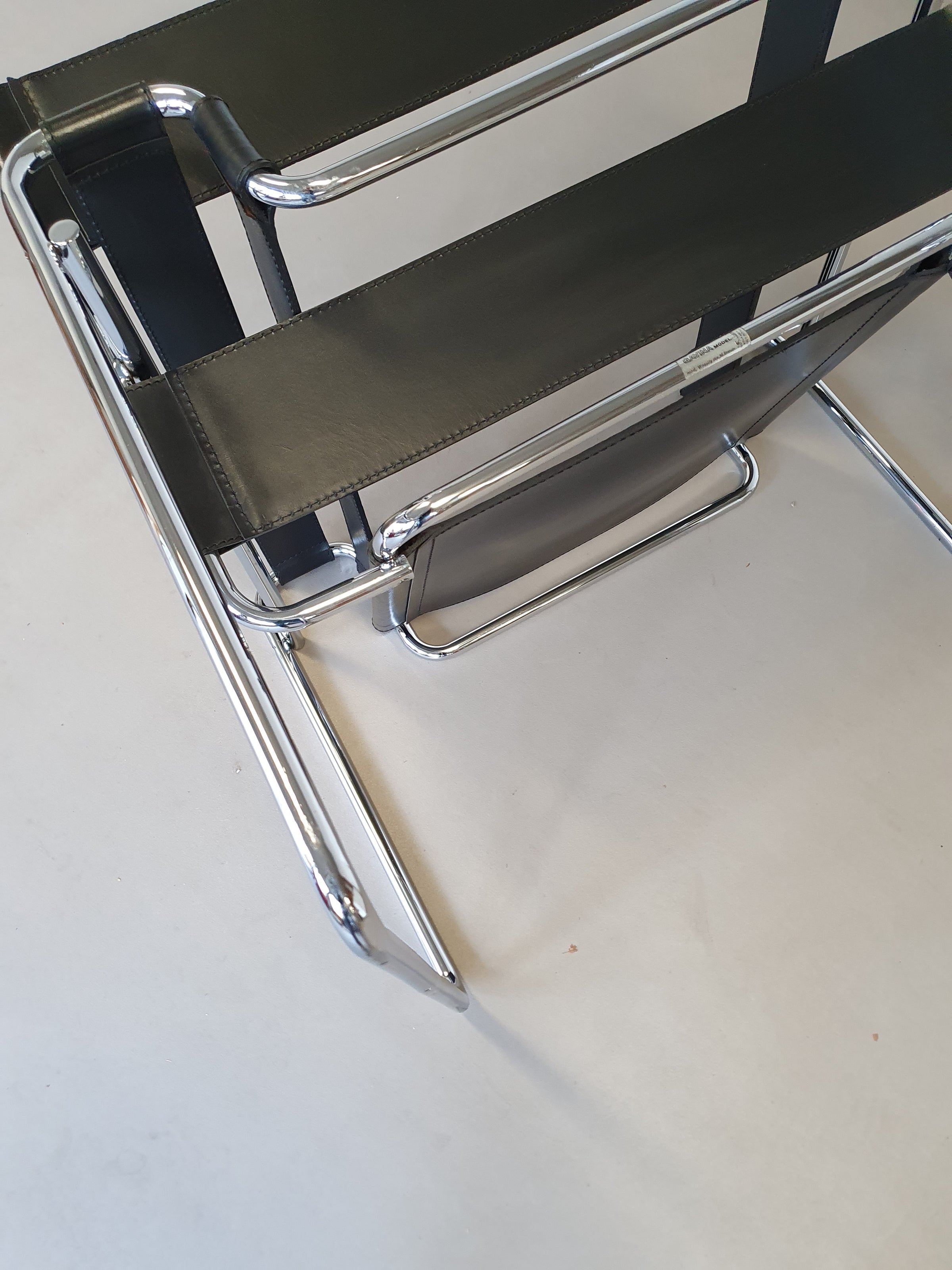Wassily chair marked Gavina/Marcel Breuer 1965