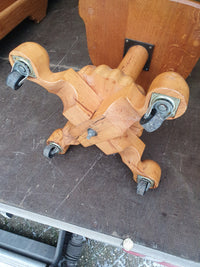 Rare stool on wheels