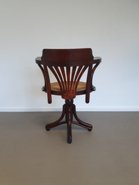BENTWOOD,  ADJUSTABLE, ROTATABLE OFFICE / DESK CHAIR BY MICHAEL THONET FOR DREVOUNIA, 1950S