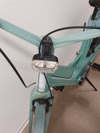 Vintage blauwe plastic fiets Itera van Volvo Zweden, jaren 80