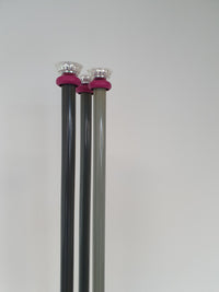 Trilumen vloerlamp van Hans Von Klier voor Bilumen Milano. Lamp gebruikt halogeenlampen. Vloerlamp meet 175 x 30 cm